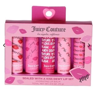 Juicy Couture "Sealed With A Kiss" Lip Balm Set
